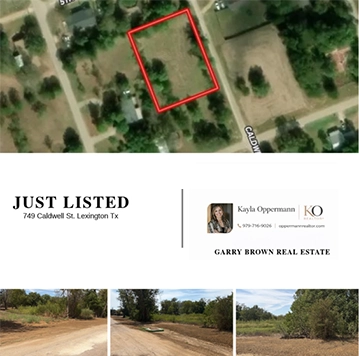 Just Listed 749 Caldwell St Lexington Tx